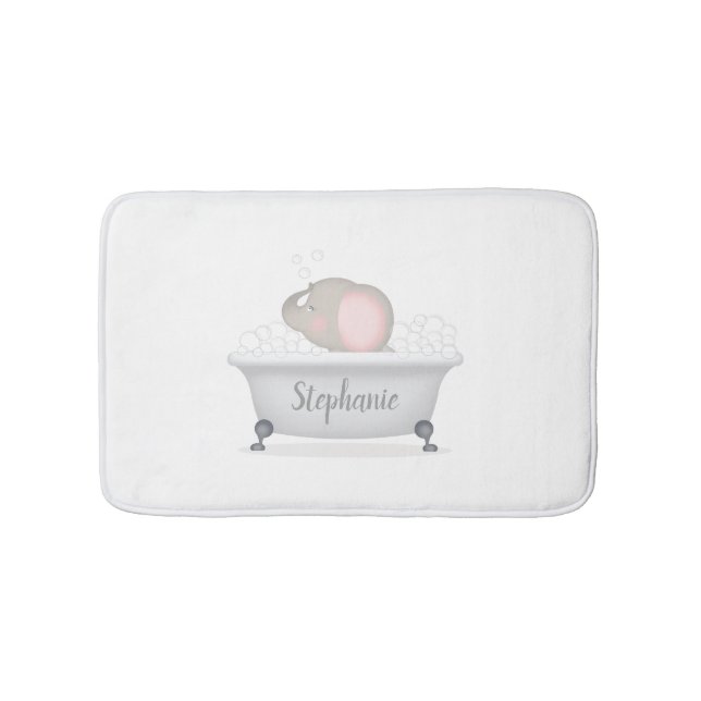Tapete De Banheiro Baby Elephant Bath (frente)
