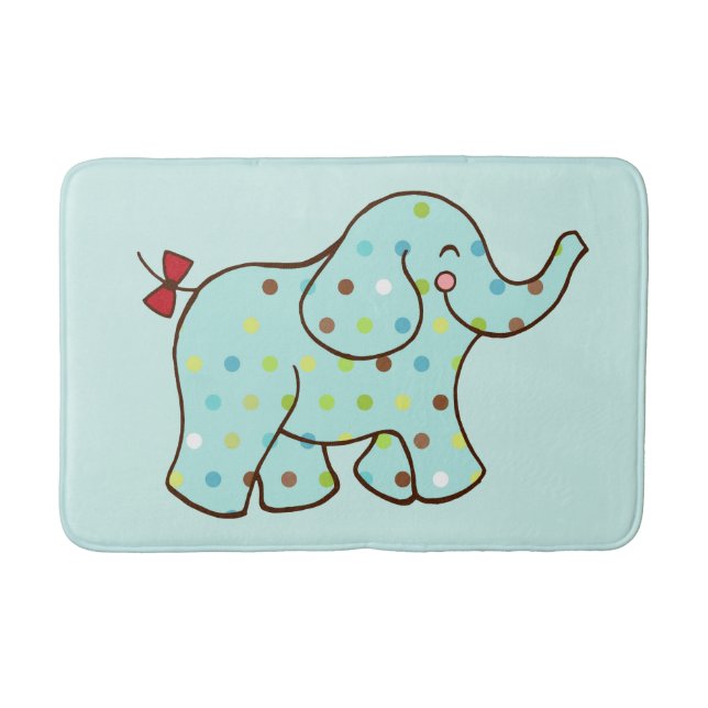 Tapete De Banheiro Baby Elephant Bath Mat (Frente)