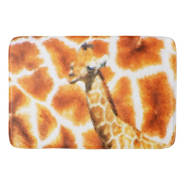 Tapete De Banheiro Baby Giraffe (Frente)