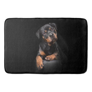 Tapete De Banheiro Badematte Rottweiler