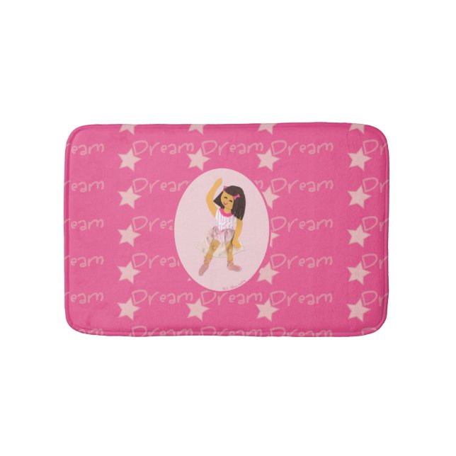 Tapete De Banheiro Ballerina Dreams Bathmat (frente)