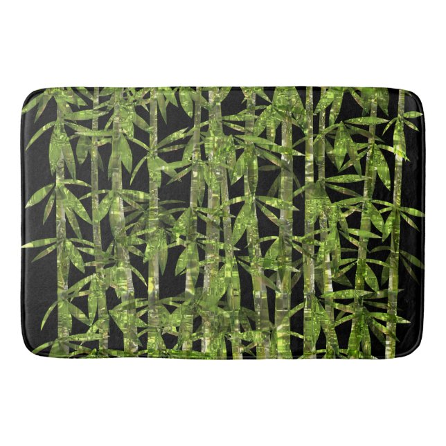 Tapete De Banheiro Bamboo Art 4 Bath Mat (Frente)