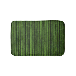 Tapete De Banheiro Bambu verde