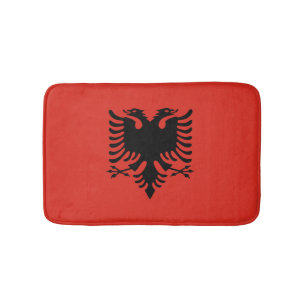 Tapete De Banheiro Bandeira albanesa
