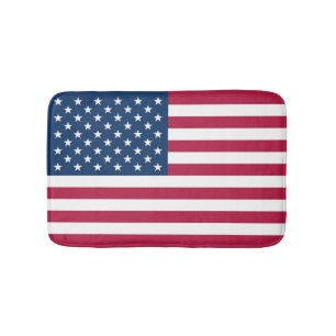 Tapete De Banheiro bandeira americana
