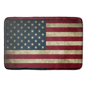Tapete De Banheiro Bandeira Americana Patriótica