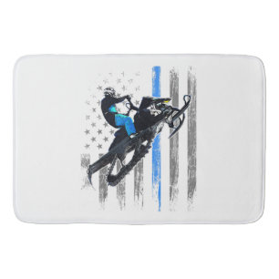 Tapete De Banheiro Bandeira Americana Snowmobile Shirt Men Snowmobile