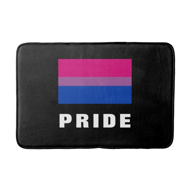 Tapete De Banheiro Bandeira Arco-íris LGBTQ de Orgulho Bissexual com  (Frente)