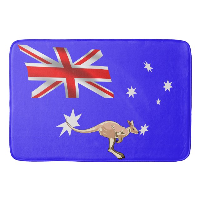 Tapete De Banheiro bandeira australiana (Frente)
