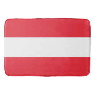 Tapete De Banheiro Bandeira Austríaca (Áustria) Bath Mat