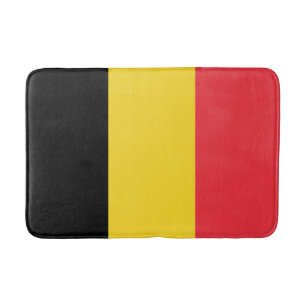 Tapete De Banheiro Bandeira Belga Patriótica