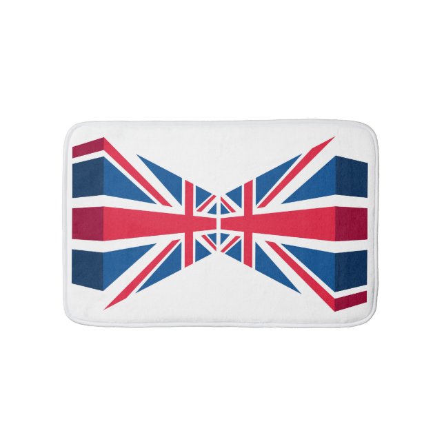 Tapete De Banheiro bandeira britânica em 3D (frente)