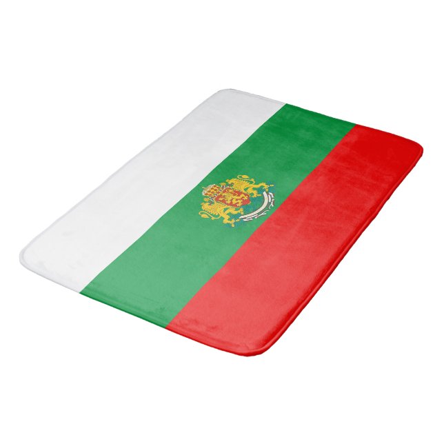 Tapete De Banheiro Bandeira búlgara (Angulado)
