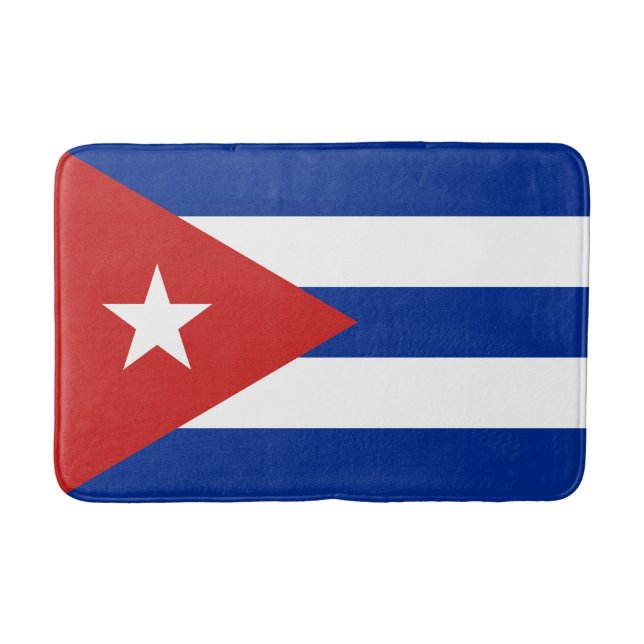 Tapete De Banheiro Bandeira Cuba (Frente)