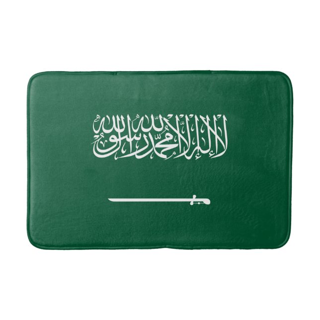 Tapete De Banheiro Bandeira da Arábia Saudita (Frente)