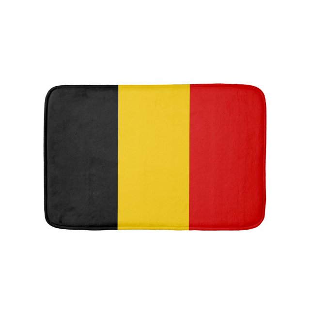 Tapete De Banheiro Bandeira da Bélgica (frente)