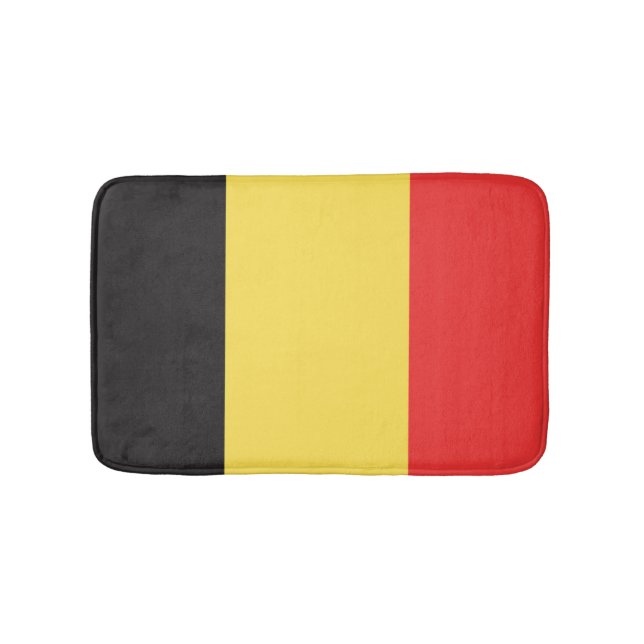 Tapete De Banheiro Bandeira da Bélgica (frente)