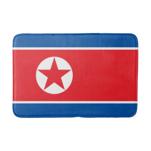 Tapete De Banheiro Bandeira da Coreia do Norte