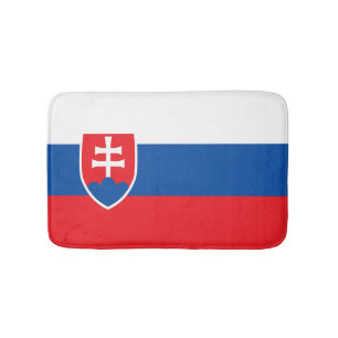 Tapete De Banheiro Bandeira da Eslováquia