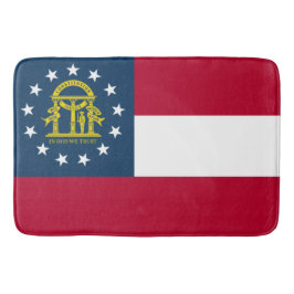 Tapete De Banheiro Bandeira da Geórgia (estado dos EUA)