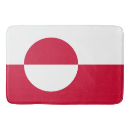 Tapete De Banheiro Bandeira da Gronelândia