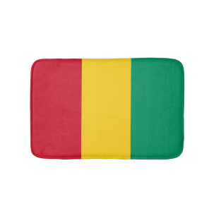 Tapete De Banheiro bandeira da Guiné