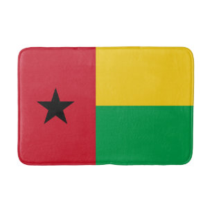 Tapete De Banheiro Bandeira da Guiné-Bissau