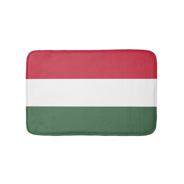 Tapete De Banheiro Bandeira da Hungria (frente)