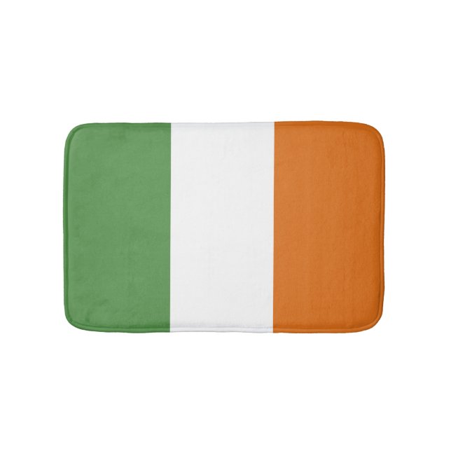 Tapete De Banheiro Bandeira da Irlanda (frente)