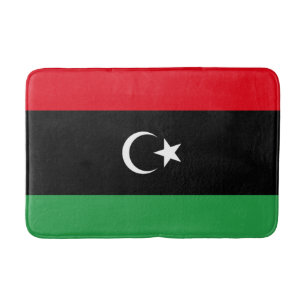 Tapete De Banheiro Bandeira da Líbia