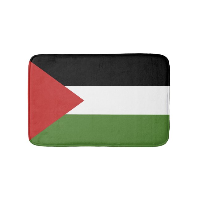 Tapete De Banheiro bandeira da Palestina (frente)