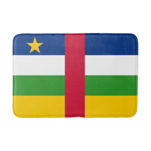 Tapete De Banheiro Bandeira da República Centro-Africana