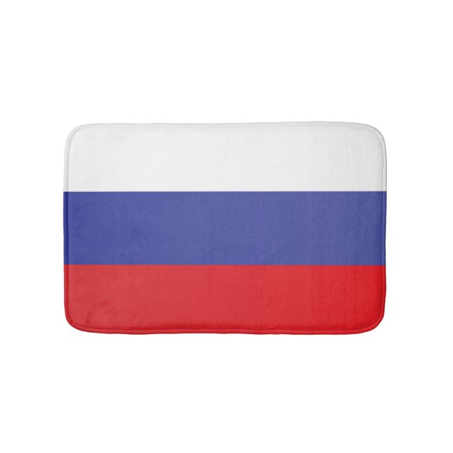 Tapete De Banheiro Bandeira da Rússia (frente)