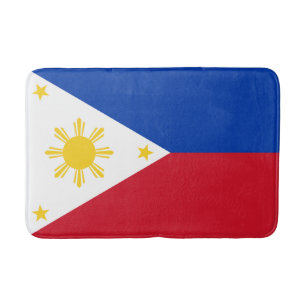 Tapete De Banheiro Bandeira das Filipinas