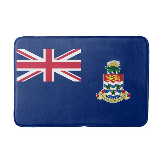 Tapete De Banheiro Bandeira das Ilhas Cayman (Frente)