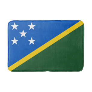 Tapete De Banheiro Bandeira das Ilhas Salomão