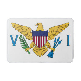 Tapete De Banheiro Bandeira das Ilhas Virgens dos Estados Unidos