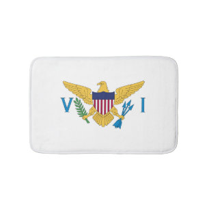 Tapete De Banheiro bandeira das Ilhas Virgens dos EUA