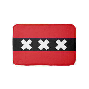 Tapete De Banheiro Bandeira de Amesterdã, Banheiro Holandês
