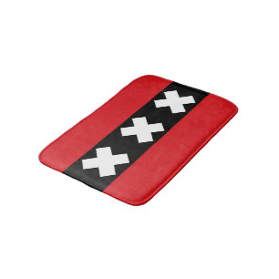 Tapete De Banheiro Bandeira de Amsterdão