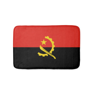 Tapete De Banheiro Bandeira de Angola