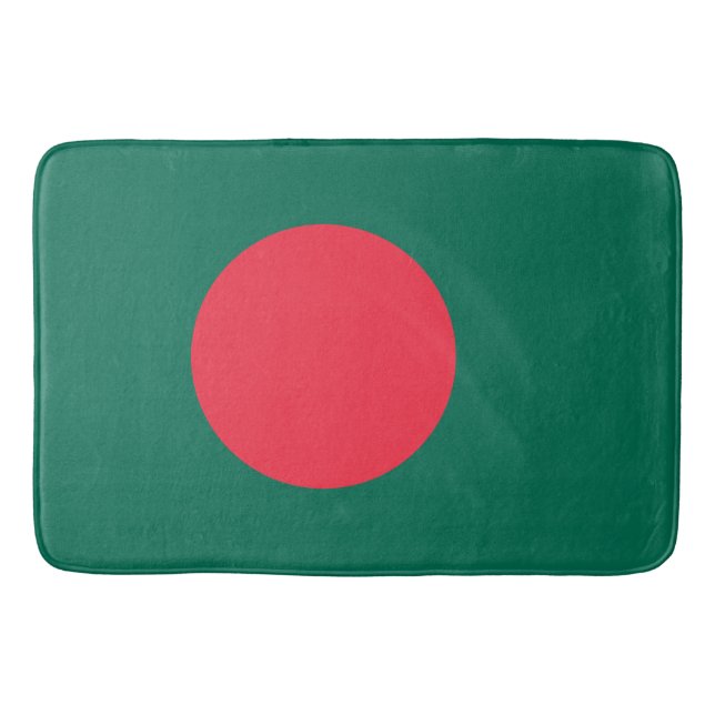 Tapete De Banheiro Bandeira de Bangladesh (Frente)