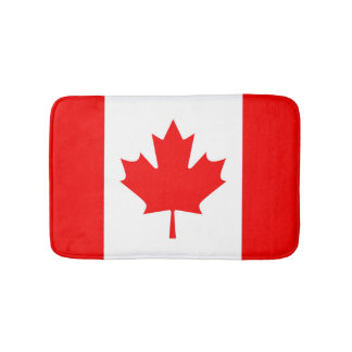 Tapete De Banheiro Bandeira de Canadá