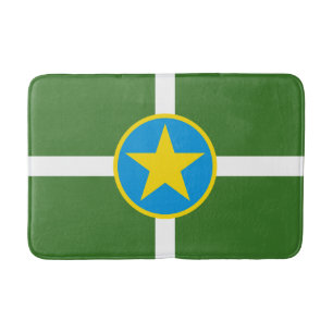Tapete De Banheiro Bandeira de Jackson, Mississippi Bathroom Mat