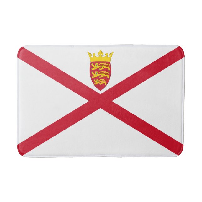 Tapete De Banheiro Bandeira de Jersey (Frente)