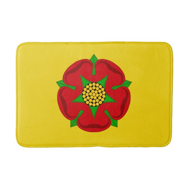 Tapete De Banheiro Bandeira de Lancashire (Frente)