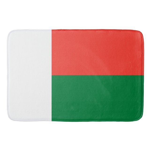 Tapete De Banheiro Bandeira de Madagáscar (Frente)