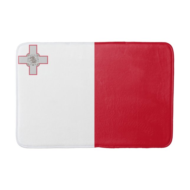Tapete De Banheiro Bandeira de Malta (Frente)
