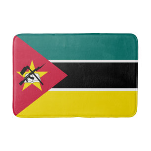 Tapete De Banheiro Bandeira de Moçambique