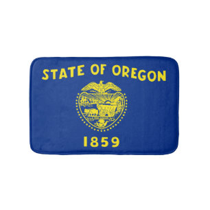 Tapete De Banheiro Bandeira de Oregonian, bandeira do estado